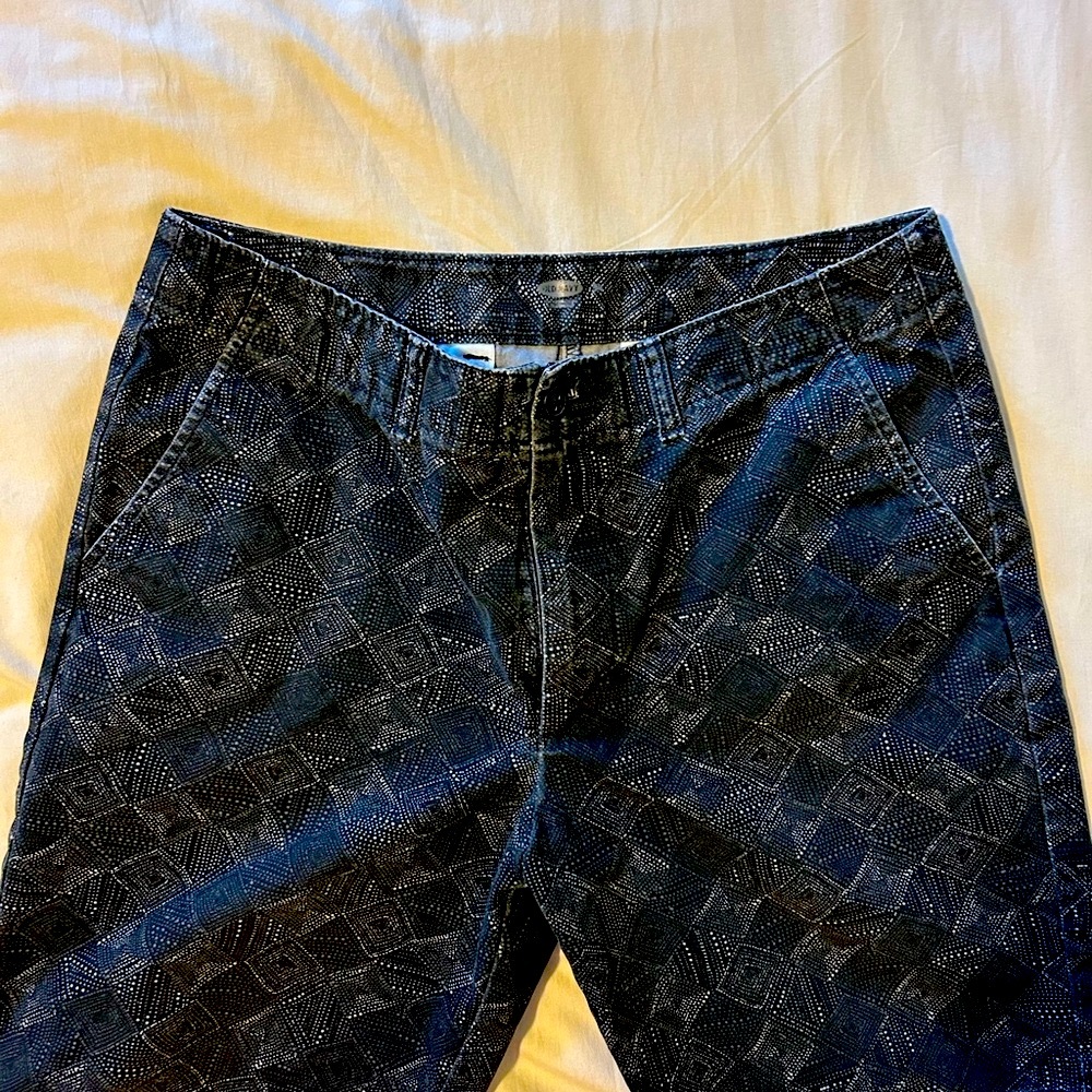 Black Patterned shorts
